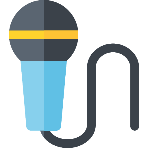 Microphone karaoke sing singer icon