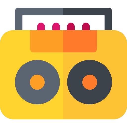 Boombox music mixing boombox icon