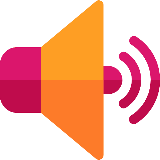 Speaker woofer music volume icon