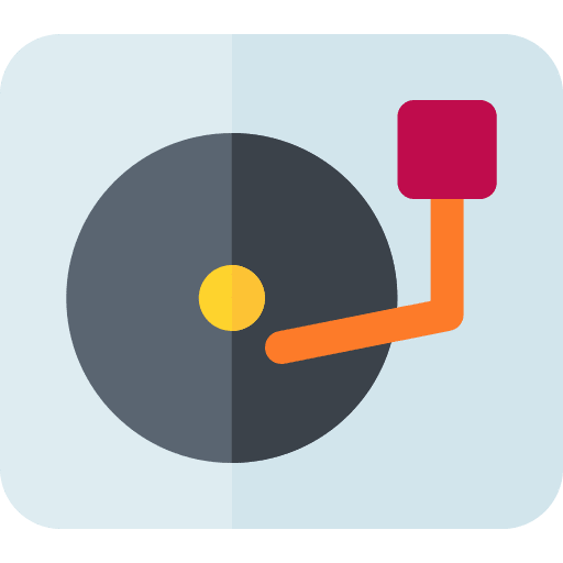 Turntable lp device electronics icon