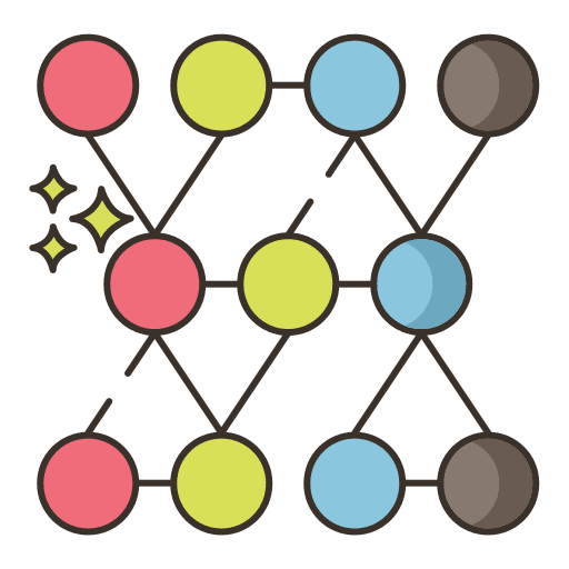 Complexity statistics business and finance internet icon