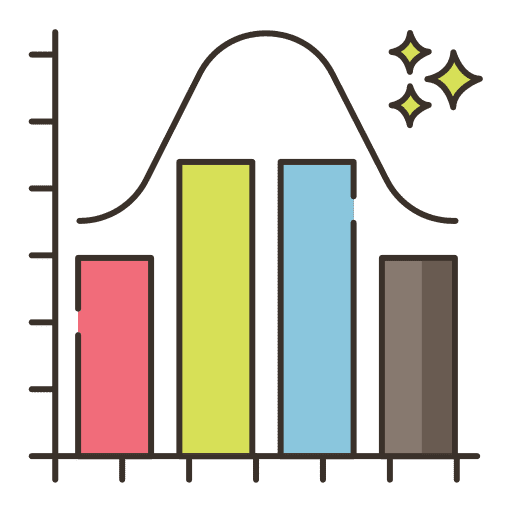 Analytics profits analytics bar chart icon