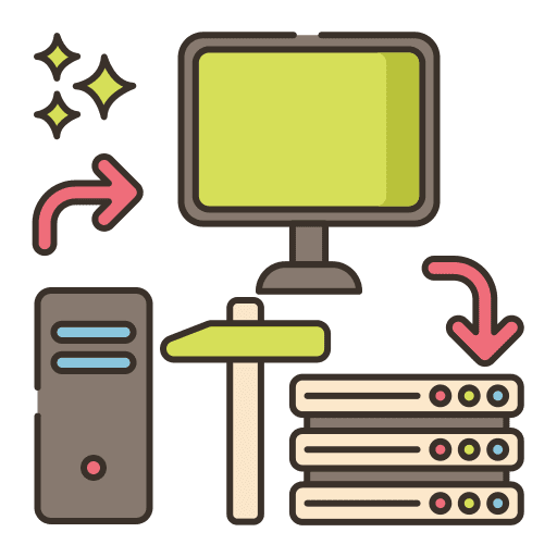 Data mining data mining program interface icon