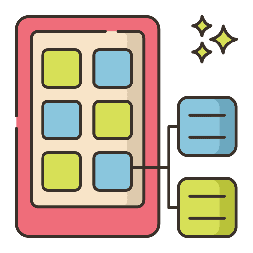 Data transformation file smartphone ui icon