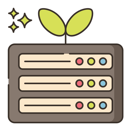 Database technology ui multimedia icon