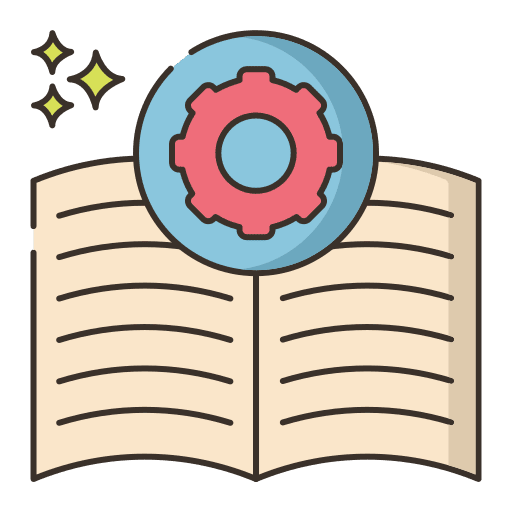 Manual mechanic guidelines guide icon