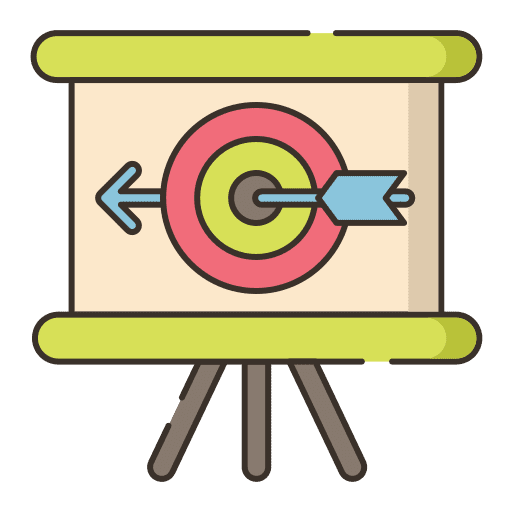 Target stats presentation statistics icon