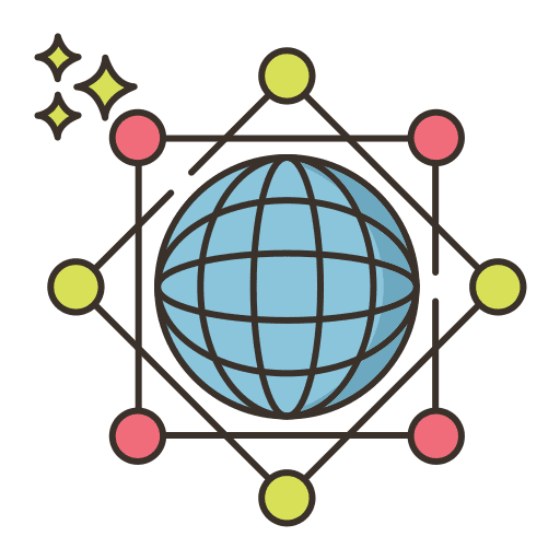 Worldwide worldwide network internet icon