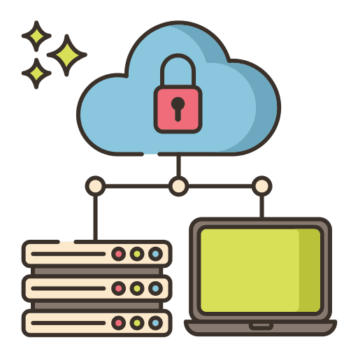 Backup backup database laptop icon