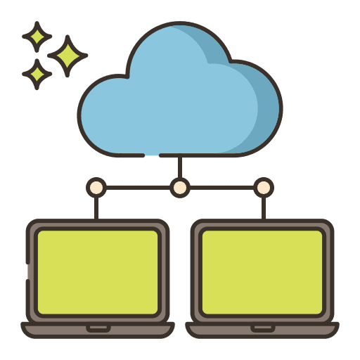 Network networking network hosting icon
