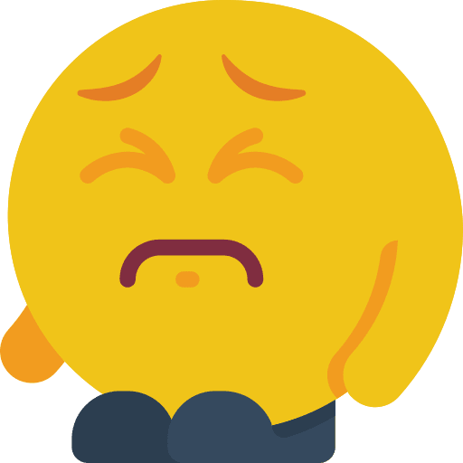 Sad people feelings emoticons icon