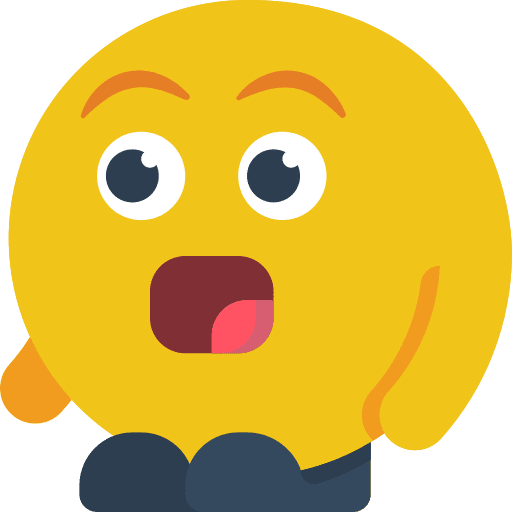 Shocked smileys shocked people icon