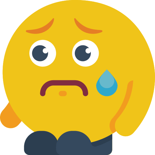 Worried emoticons feelings smileys icon