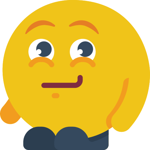 Smirk people face smirk icon