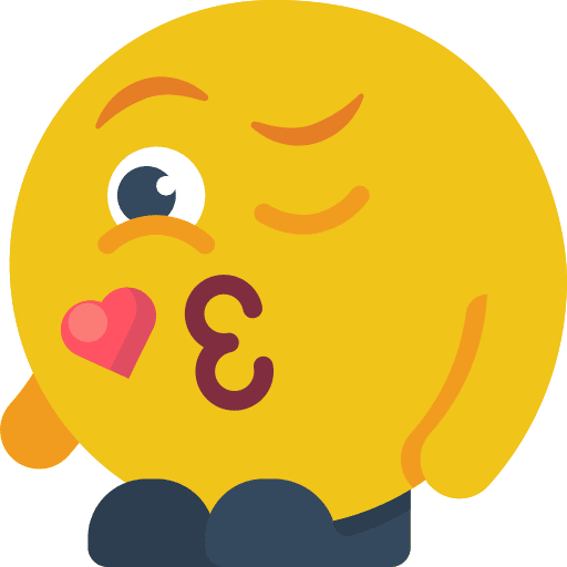 Wink emoticons feelings wink icon
