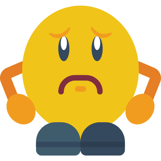 Sad emoji unhappy smileys icon