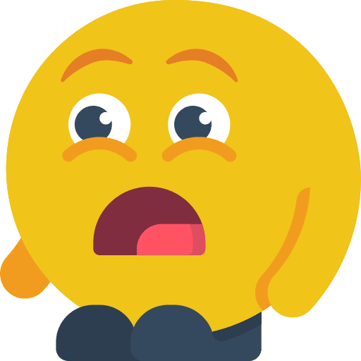 Scared scared emoticons people icon