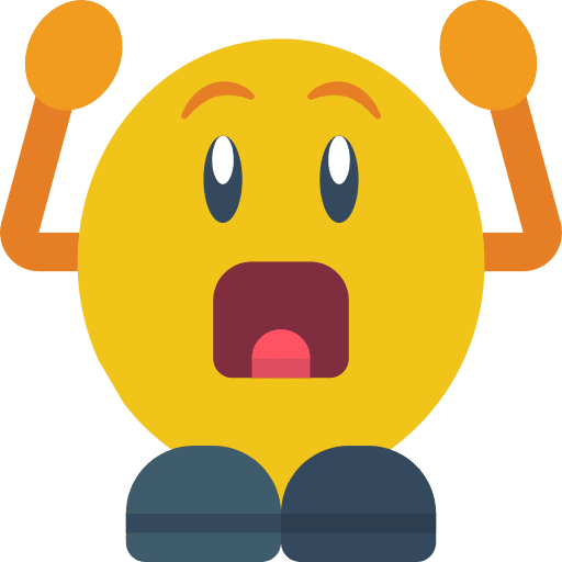 Shocked smileys emoticons emoji icon