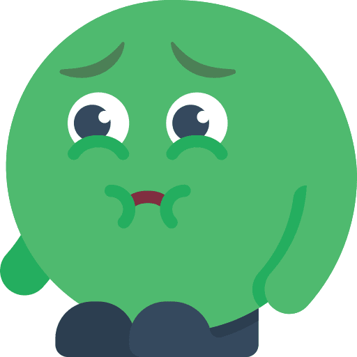 Sick sick people emoji icon