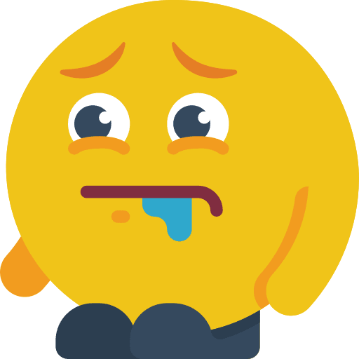 Sick smileys emoticons people icon