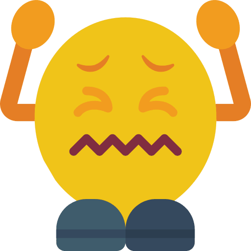 Confused people smileys emoji icon