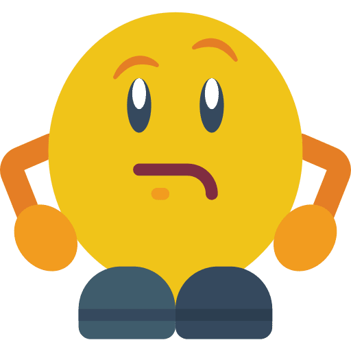 Confused smileys emoji weird icon