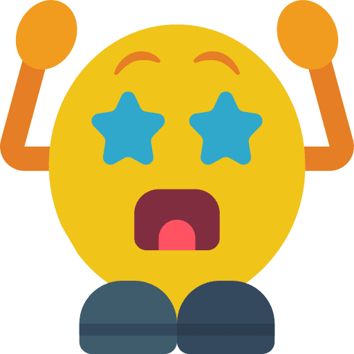 Starstruck emoticons starstruck feelings icon