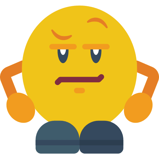 Confused emoticons emoji people icon