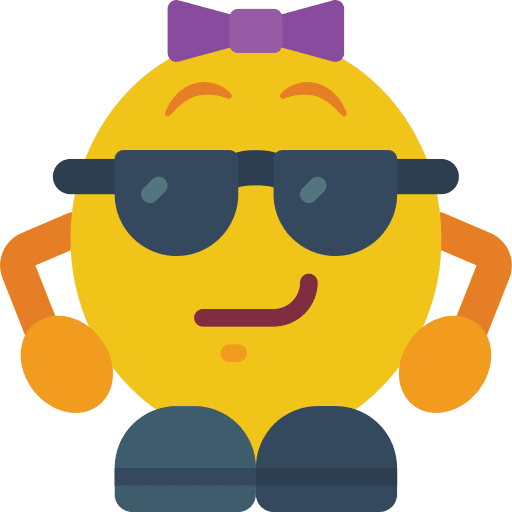 Cool feelings people emoji icon
