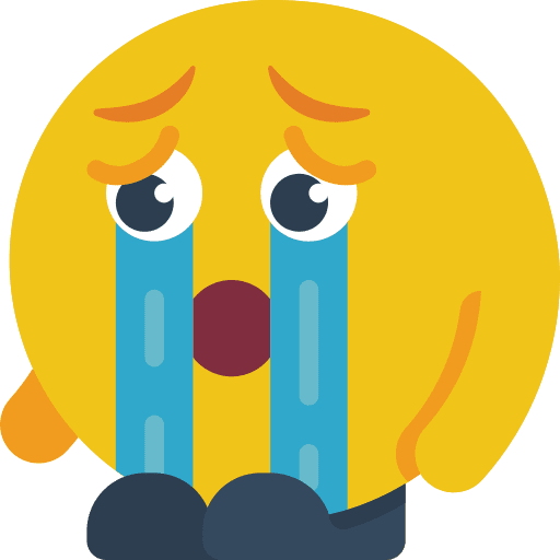 Crying emoticons feelings smileys icon