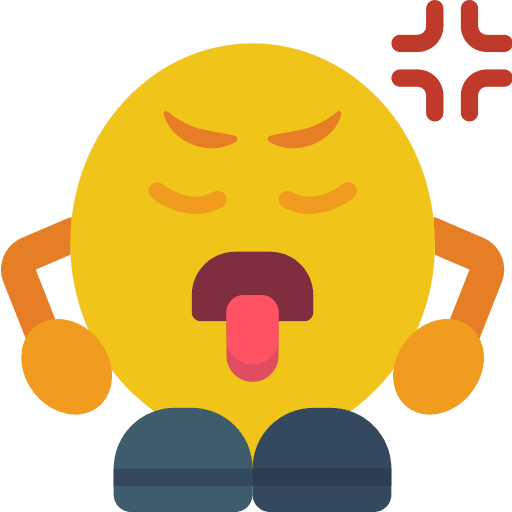 Angry angry people feelings icon