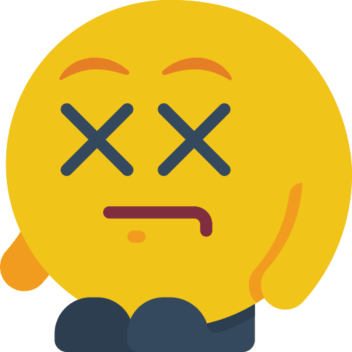 Dead emoticons people dead icon