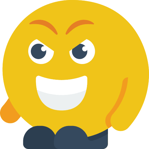 Evil evil smileys feelings icon
