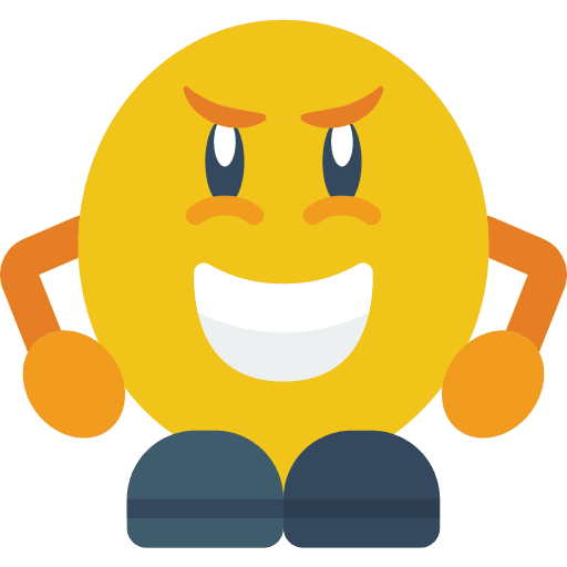 Evil people emoji evil icon