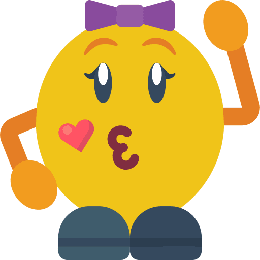 Kiss people emoticons emoji icon