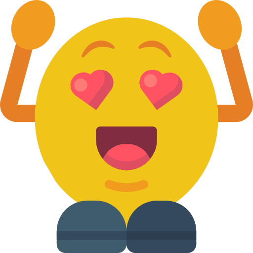 Love emoji feelings people icon