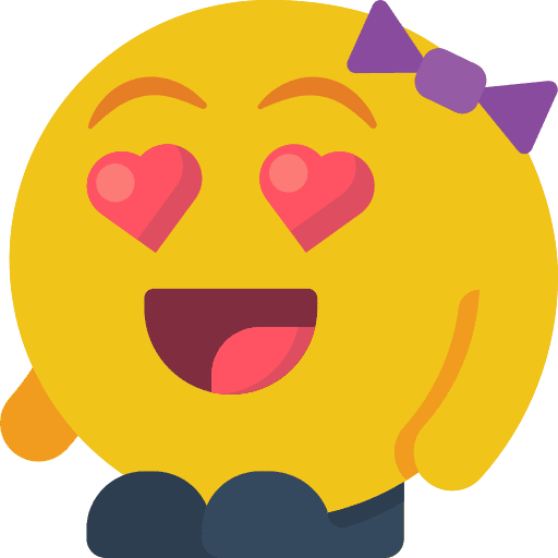 Love girl smileys emoticons icon