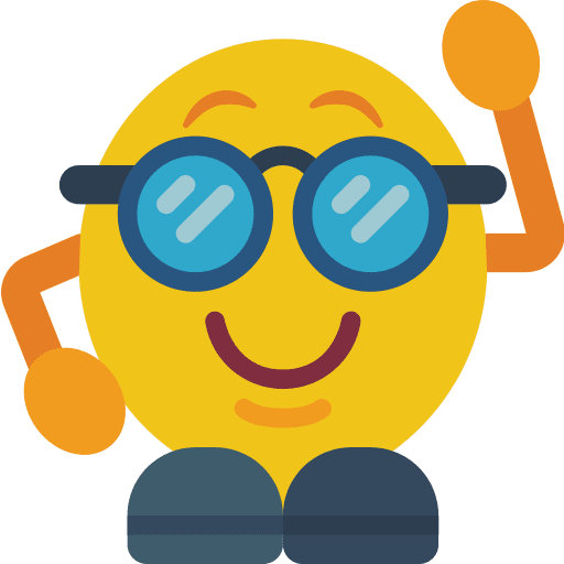Nerd smileys emoji people icon