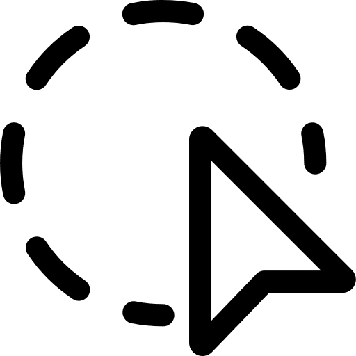 Circle edit tools selection point icon