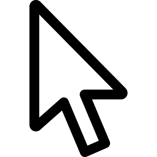 Cursor pointer computer mouse point icon