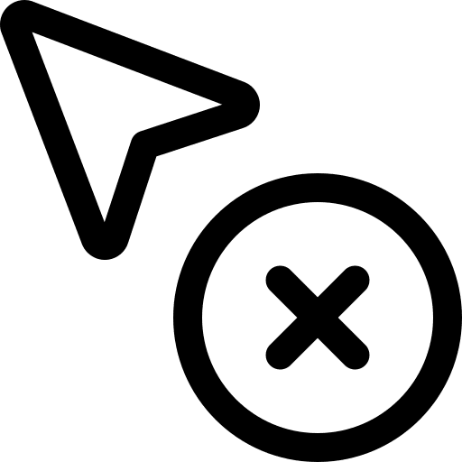 Delete computer mouse edit tools multimedia icon