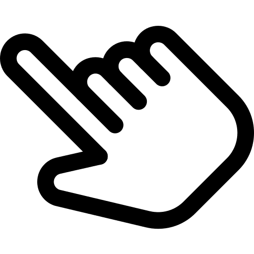 Hand hands and gestures selection ui icon