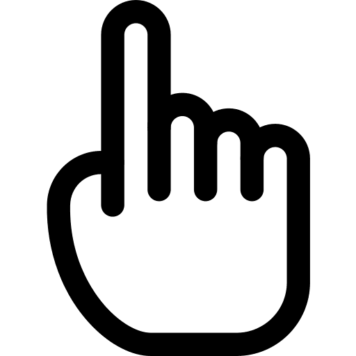 Hand point edit tools interface icon