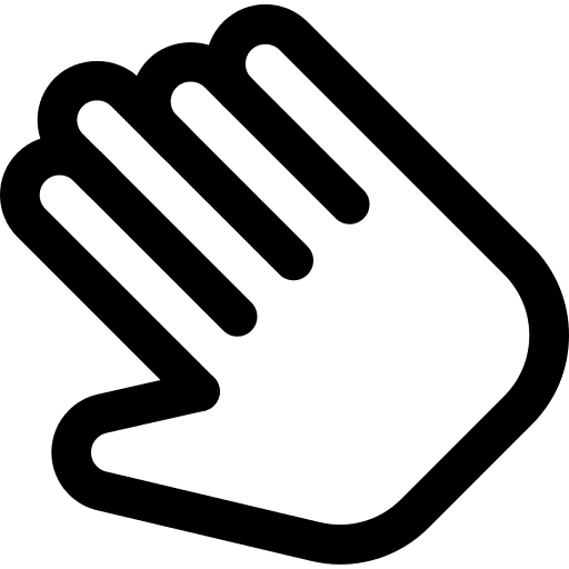 Hand pointer hands and gestures mouse icon