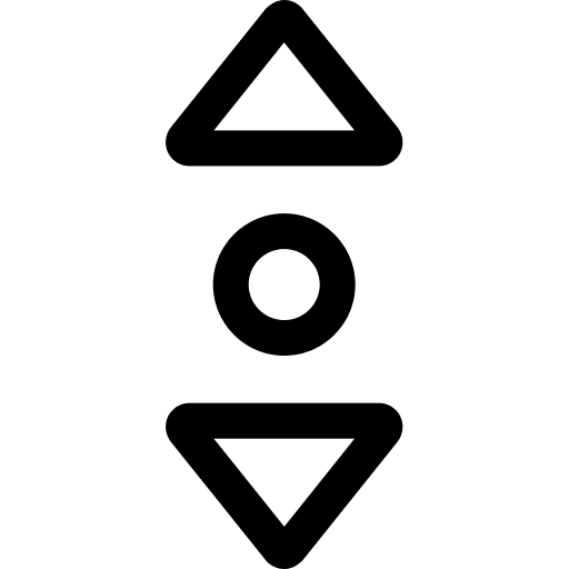 Move arrows ui scroll icon