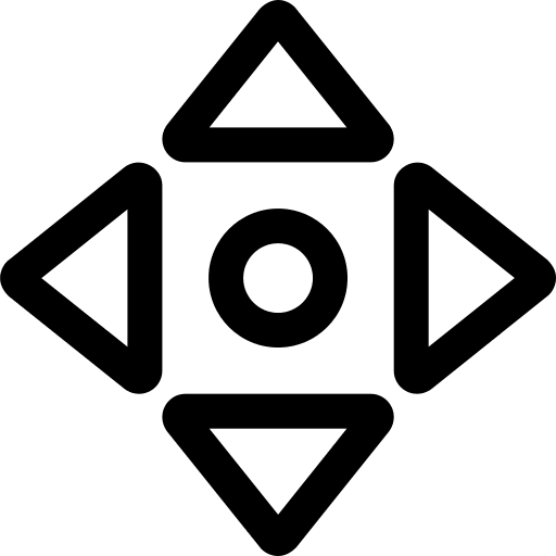 Move four arrows edit tools icon