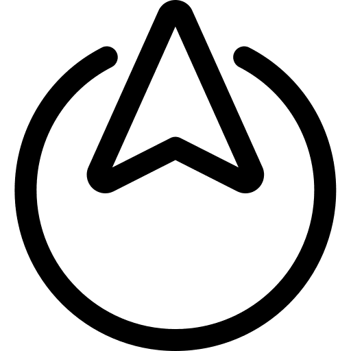 Top top cursor arrow icon