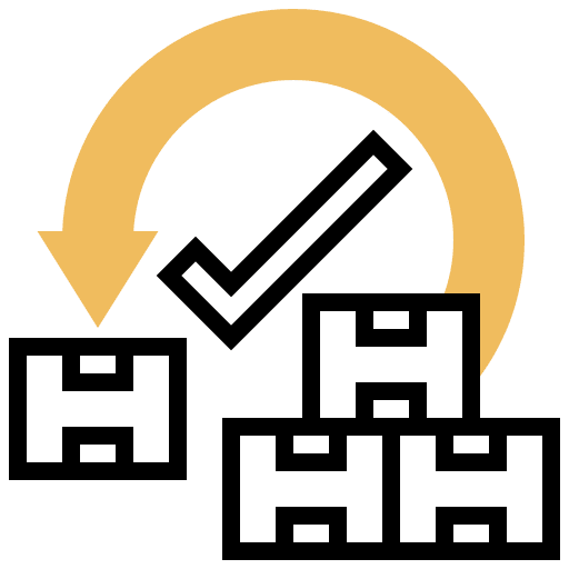 Acceptance shipment requirement business and finance icon