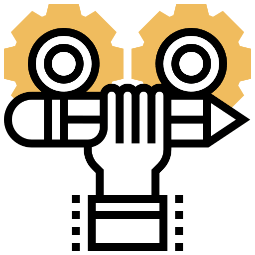 Developer programmer pencil create icon