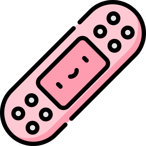 Band aid health clinic band aid healthcare and medical icon